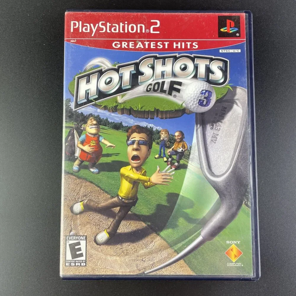 Hot Shots Golf 3 & Fore Video Game Lot (PlayStation 2) PS2 Greatest Hits CIB
